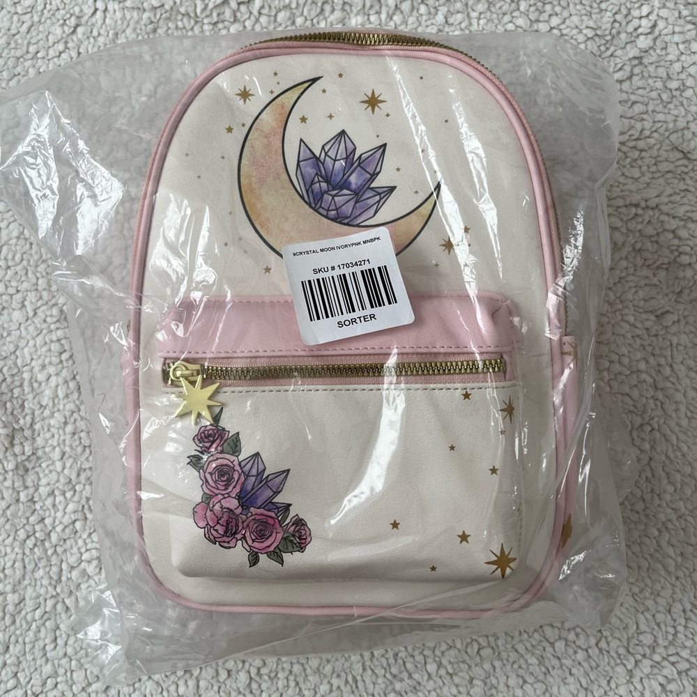 Crystal and Moon mini backpack